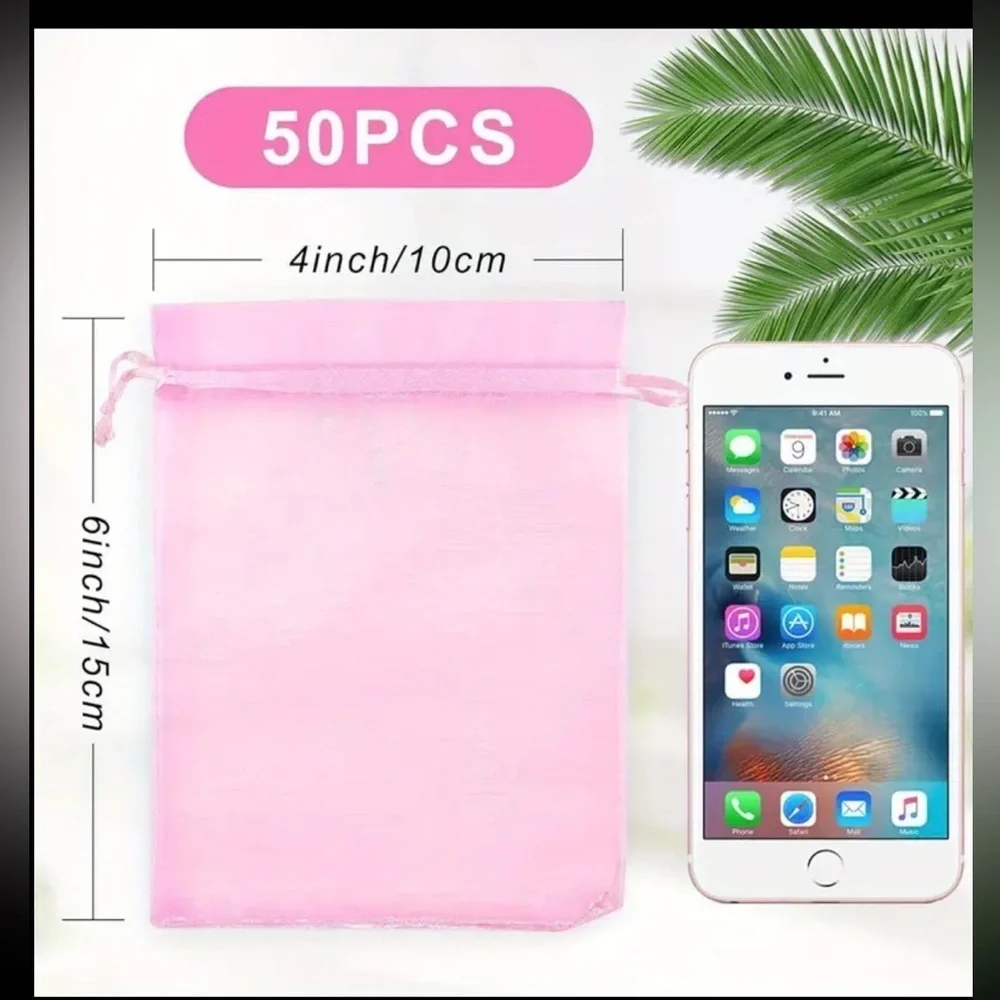 20 Wedding Favor Bags with drawstring